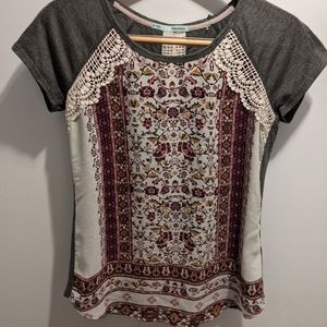 Crochet Detail Shirt